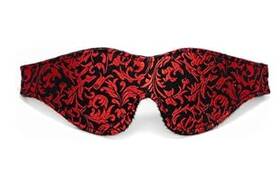 Ttdesefu Qtaotao-0103-02 Satin Eye Mask Soft Comfortable Silk Sleeping Cover 1 Count Pack Of Red