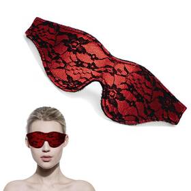 Ttdesefu Qtaotao-0103-04 Satin Eye Mask Soft Comfortable Silk Sleeping 1 Count Pack Of Red2