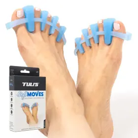 Sm00031 Tulis Tuli S Soft Moves Adjustable Toe Separators Silicone One Size Blue