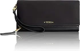 110035 Tumi - Voyageur Travel Wallet Wristlet With Passport Cash And Black