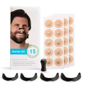 Turbo-roofinds 445016788789 Magnetic Nasal Breathing Nose Dilators Starter Kit Strips Clip Anti
