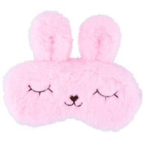 Ulbemoll 715748040002 Easter Bunny Sleep Mask Soft Plush Rabbit Eye Cover Pink