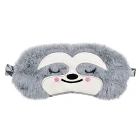 Ulbemoll 751960090807 Sloth Sleep Mask Soft Plush Eye Cover For Kids Adults Gray