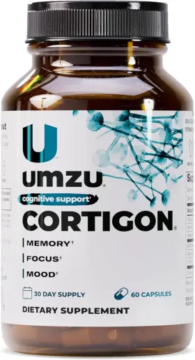 Umzu 705353879432 Cortigon Supplement Ginkgo Biloba Phosphatidylserine 30 Day Supply