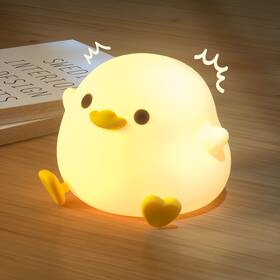 Uneede Jx0703 Led Cute Bean Duck Night Light Dodo Silicone 3.94 Inches