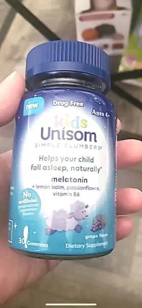 01707001 Unisom Kids Simple Slumbers Melatonin 30 Gummies Grape Exp 10/25 Free Shipping