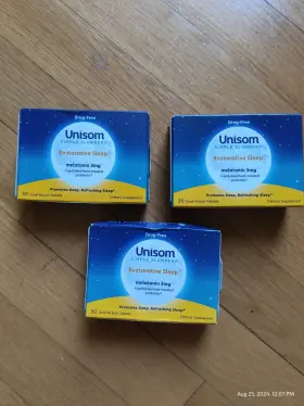 Unisom 041167004401 Simple Slumbers Restorative Sleep 30 Dual-action Tablets 3x Exp 05/25 Rea