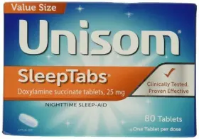 094-01-0934 Unisom Sleeptabs 80 Count Non-habit Forming Sleep Aid Great For Difficulty