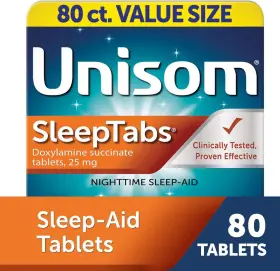 Unisom 151522861847 Sleeptabs Nighttime Sleep-aid Doxylamine Succinate 80 Tablets