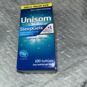 2525wyb Unisom Sleep Gels Softgels Aid 100ct Exp 05/25 New Sealed