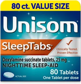 54363 Unisom Sleeptabs Nighttime Sleep-aid Doxylamine Succinate 80 Tablets