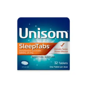 Chattem136705 Unisom Sleeptabs Nighttime Sleep-aid Doxylamine Succinate 32 Tablets