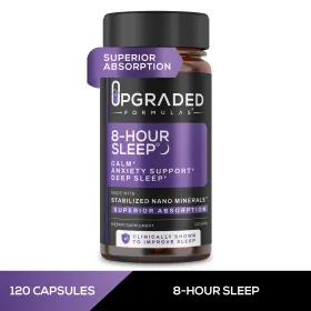 Upgraded Formulas 860007475573 8-hour Sleep 120 Capsules Clinically Shown To Improve