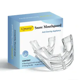 Upverxi 747086889197 Snore Mouthguard Anti-snoring Mouthpiece Sleeping Aid Comfortable And Reusabl