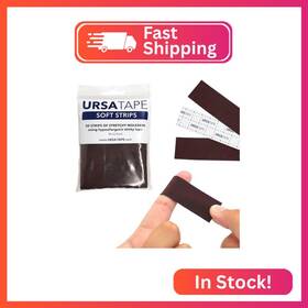 Ursa Straps Ut-30-blk Tape Soft Strips - Pack Of 30 Brown Stretchy Moleskin Fabric Hea