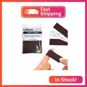 Ut-30-blk Ursa Straps Tape Soft Strips - Pack Of 30 Brown Stretchy Moleskin Fabric Hea