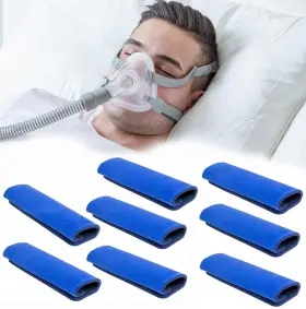 Usnuannu 750108184811 8 Pack Cpap Headgear Strap Covers Face Cushion Pads Soft Mask Cush