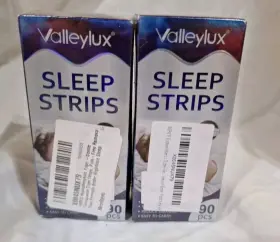 Valleylux 307372075526 2 Boxes Of 90 Sleep Strips Tape Reduce Snoring Exp 04/26 Sealed