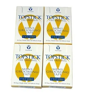 T150 Vapon 647788382074 4 Boxes Of 50 1x3 Inch Strips Topstick Toupee Tape 1 X 3 Wide