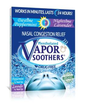 Vapor Soothers 850016384195 Mentholated Nasal Dilators For Breathing Congestion And Snoring - 28 Count