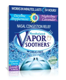 Vapor Soothers 850016384195 Mentholated Nasal Dilators For Breathing Congestion And Snoring - 28 Count