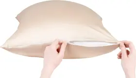 Vegan Silk 745010027659 Anti Acne Pillowcase - King Size 20 Inch X36 With Zipper Premium 75% Viscose D
