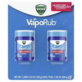 100431799 Vicks Vaporub Cough Suppressant And Topical Analgesic 7.06 Oz Relieves &