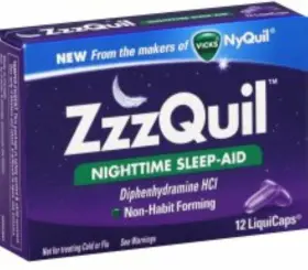 Vicks 191565386699 Zzzquil Nightime Fast Sleep Ai Liquicaps Non-habit Forming 12 Ct Pack Of 6