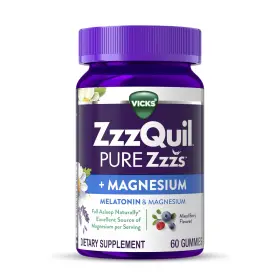 Vicks 323900045866 Zzzquil Pure Zzzs Magnesium Sleep Aid Citrate And Purple Vicks 323900045866 Zzzquil Pure Zzzs Magnesium Sleep Aid Citrate And Purple