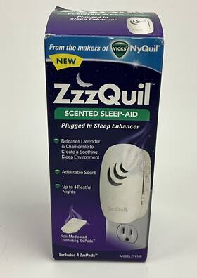 Vicks Zpl100 2 Zzzquil Plugged In Sleep Enhancer Scented Sleep-aid Lavender Chamomile