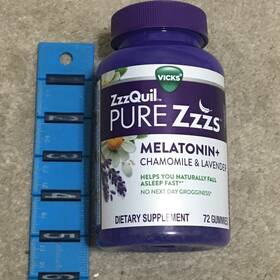 Vicks Zzzquil Pure Zzzs 323900040434 Melatonin 72 Gummies Sleep Aid 2mg 11/26 Exp