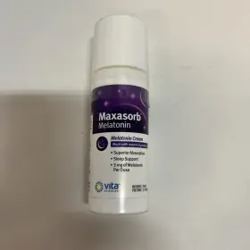 Vita Sciences 182273000182 Melatonin Sleep Cream Restful Night Jet Lag Fragrance Free Paraben