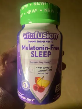 Vitafusion 027917002163 Melatonin Free Sleep 40ct Fast Shipping