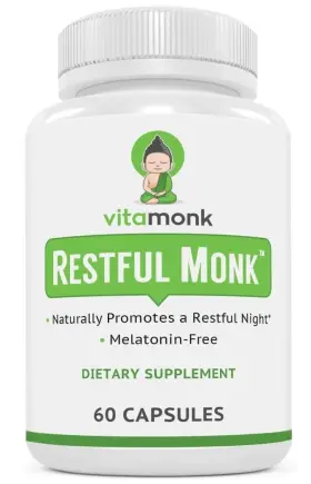 B0cf43hc6k Vitamonk Melatonin-free Natural Sleep Aid With Magnesium Gaba Theanine And Apigenin