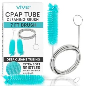 Lva2046 Vive Cpap Tube Cleaning Brush - Stainless Steel Cleaner For Mask And Pipe W
