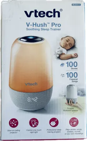 Vtech 735078055057 V-hush Pro 2 Soothing Sleep Trainer - With Light And Projector Recorder