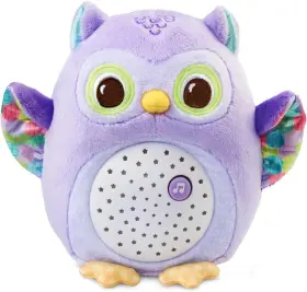 80-566935 Vtech Baby Glow Little Owl Sleep Soother With Cry Sensor Music And Purple