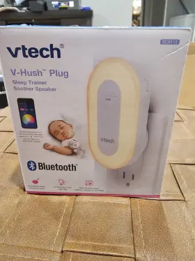 Bc8113 Vtech V-hush Plug Sleep Training Soother With 40 Stories/songs/sounds