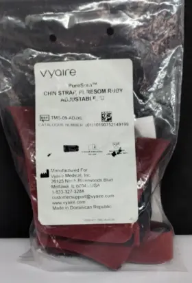 Tms-09-adjxl Vyaire Puresom Xl Adjustable Chin Strap Ruby Tms-09-adjxl...new In Pkg