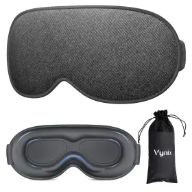 Mask-b02 Vynix Sleep Mask For Men Women - Blackout Eye Masks Zero Pressure 3d Slee
