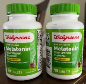 Walgreens 311917139159 Melatonin Quick Dissolve 5mg Sleep Support 180 Tablets Exp 03/2025
