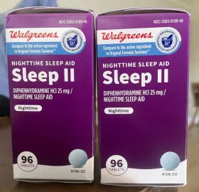 Walgreens 311917148939 2 Nighttime Sleep Aid Ii Diphenhydramine Hci 25mg 192 Tabs 3/26