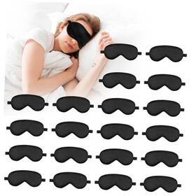 Wanmu B1exxo6x Satin Eye Mask 20pack Sleep Silk Cover For Sleeping Soft Blindfold