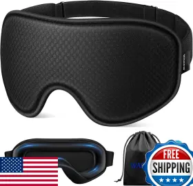 B09712fsly Waoaw Sleep Mask For Men Women Blackout Eye 3d Breathable Soft Travel N