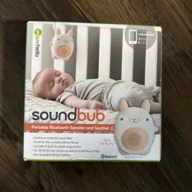 Wavhello 853582005464 Soundbub Portable Bluetooth Speaker And Baby Soother Bella The Bunny