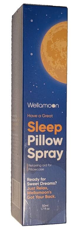 Wellamoon 860012088034 Set Of 2 - Sleep Pillow Spray New In Box 1.7 Fl Oz. 50ml Each