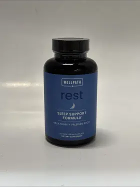 2027 Wellpath 705353852442 Rest Valerian Root Sleep Aid For Adults With Melatonin And L-theanine Exp 06/2027
