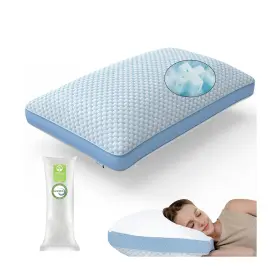 Szly-l-pl0102-p-weup Weup Adjustable Pillow Queen Size Plus Shaped Memory Foam Pillows With Cooli