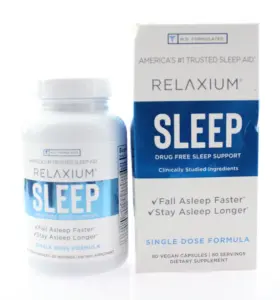 Windmill Natural Vitamins 857431003397 Relaxium Sleep Drug Free Aid Support - 80 Vegan Capsules Exp 07/26