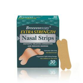 Witty Crafty 771270976967 Upgraded Anti-slip Nasal Strips For Breathing-extra Strength 30 Pack